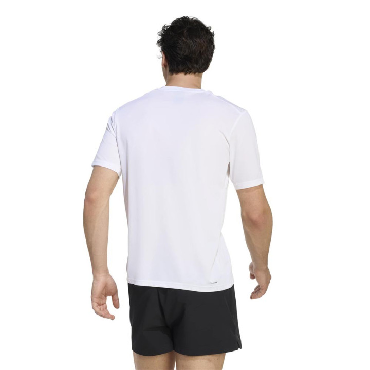 ADIDAS Maglietta Palestra Train Bianco Uomo