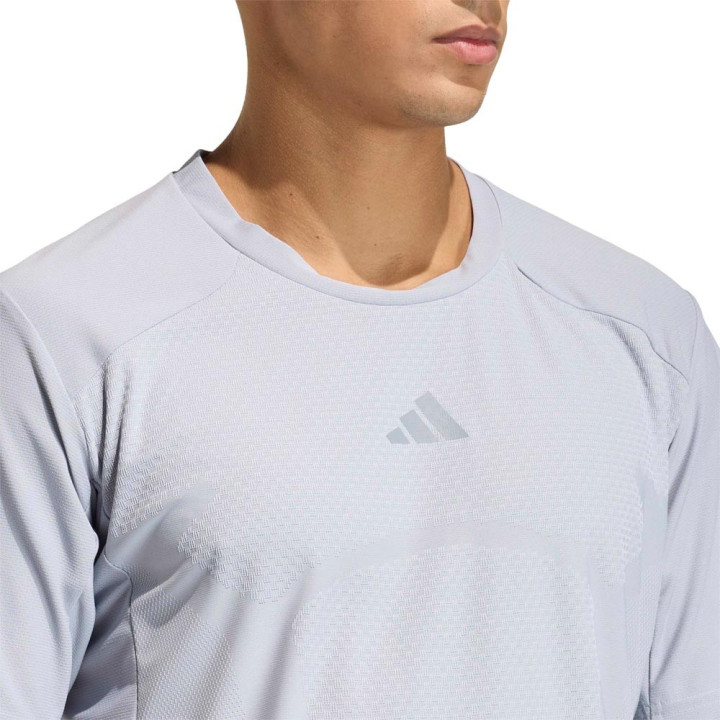 ADIDAS Maglietta Palestra Train Climacool Grigio Uomo