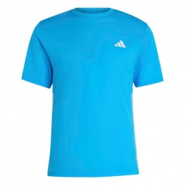 ADIDAS Maglietta Palestra Tristripe Azzurro Uomo