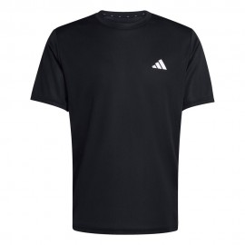 ADIDAS Maglietta Palestra Tristripe Nero Uomo