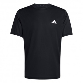 ADIDAS Maglietta Palestra Tristripe Nero Uomo