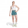 ADIDAS Top Palestra Train Logo Optime Bianco Donna