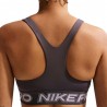 Nike Pro Reggiseno Sportivo Medium Support Grigio Donna