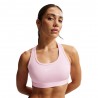 Nike Swoosh Reggiseno Sportivo Medium Support Rosa Donna