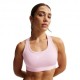 Nike Swoosh Reggiseno Sportivo Medium Support Rosa Donna