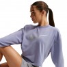 Nike Pro Felpa Palestra Girocollo Pro Lilla Donna