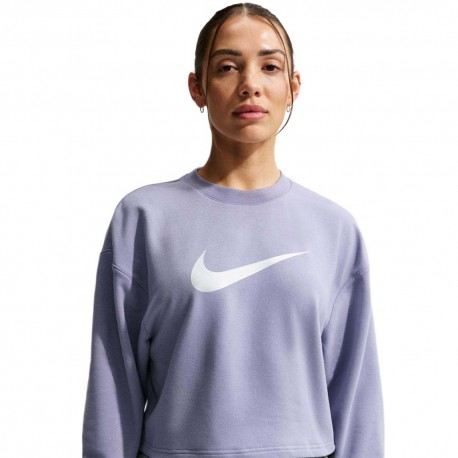Nike Pro Felpa Palestra Girocollo Pro Lilla Donna