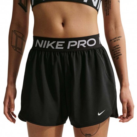 Nike Pro Shorts Sportivi Nero Donna