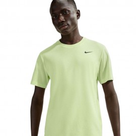 Nike Dri-Fit Maglietta Palestra Logo Piccolo Train Dri Fit Lime Uomo