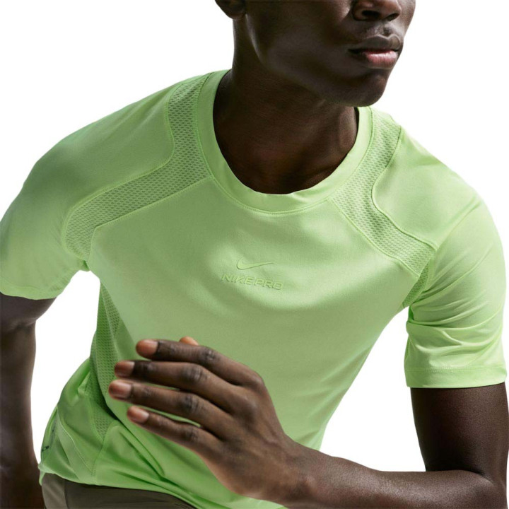 Nike Pro Training Maglietta Palestra Comp Lime Uomo