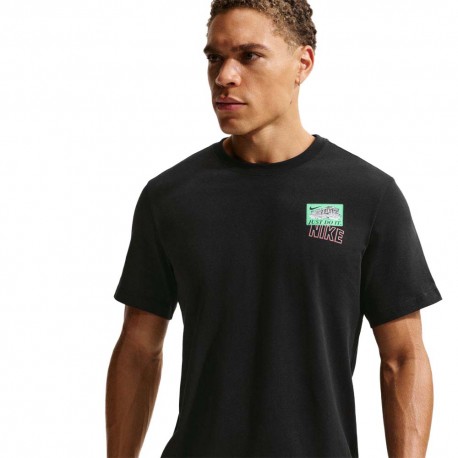 Nike Maglietta Palestra Train Stickers Nero Uomo