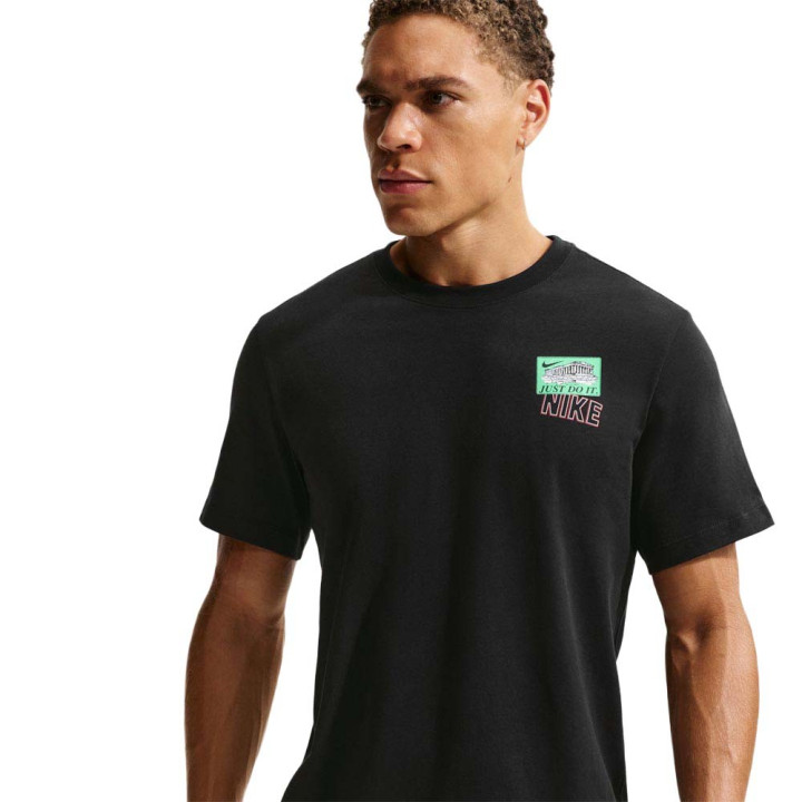 Nike Maglietta Palestra Train Stickers Nero Uomo