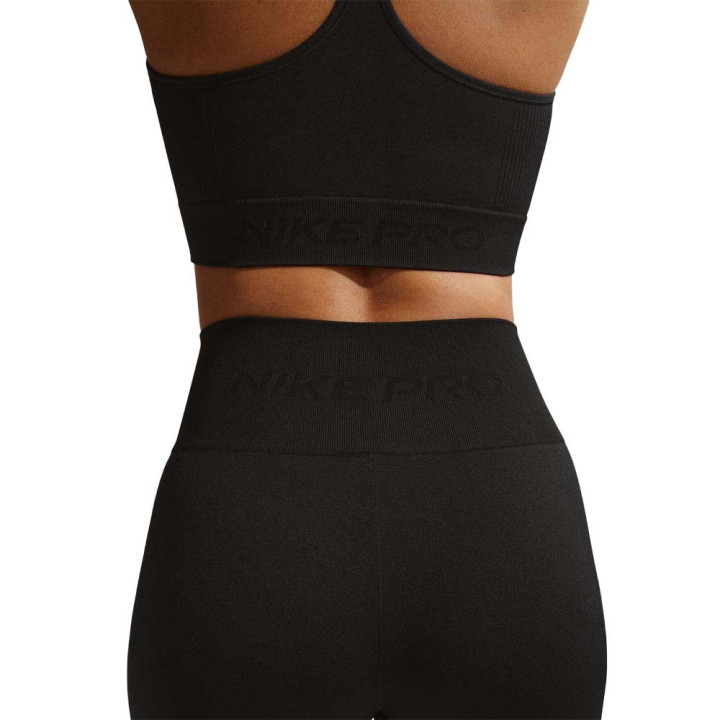 Nike Pro Leggings Palestra Tight Pro Seamless Nero Donna