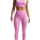 Nike Pro Leggings Palestra Tight Seamless Rosa Donna