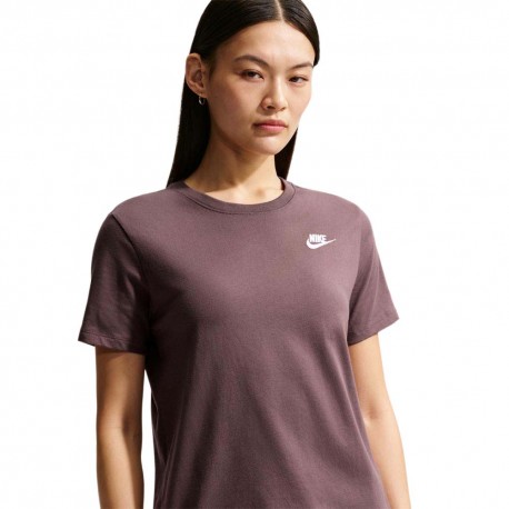 Nike Sportswear Club Essentials T-Shirt Moro Donna