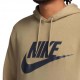 Nike Sportswear Club Felpa Con Cappuccio Beige Uomo