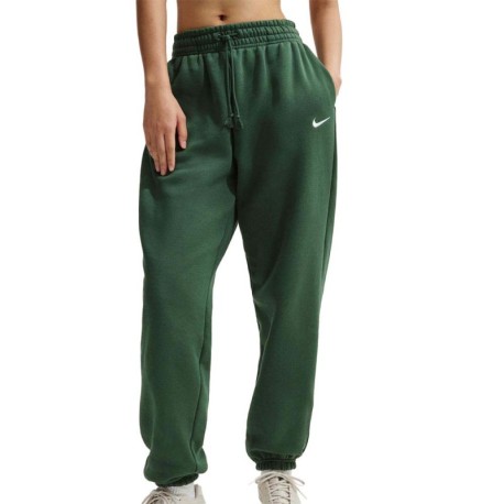 Nike Sportswear Phoenix Pantaloni Con Polsino Verde Donna