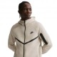 Nike Tech Felpa Con Cappuccio Beige Uomo