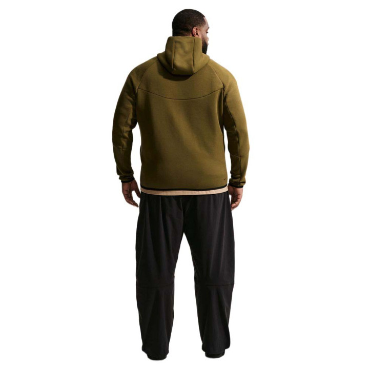 Nike Tech Felpa Con Cappuccio Verde Uomo