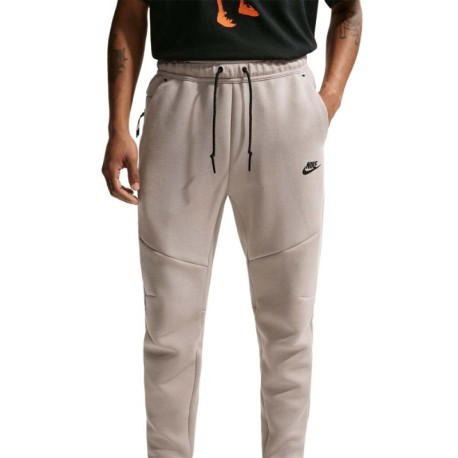 Nike Tech Pantaloni Con Polsino Beige Uomo