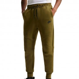 Tech Pantaloni Con Polsino verde