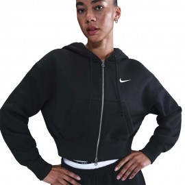 Nike Sportswear Phoenix Felpa Con Cerniera Nero Donna