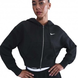 Nike Sportswear Phoenix Felpa Con Cerniera Nero Donna