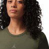 Nike Jordan Sport Essentials T-Shirt Verde Donna