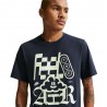 Nike Sportswear T-Shirt Logo Graphic Blu Uomo