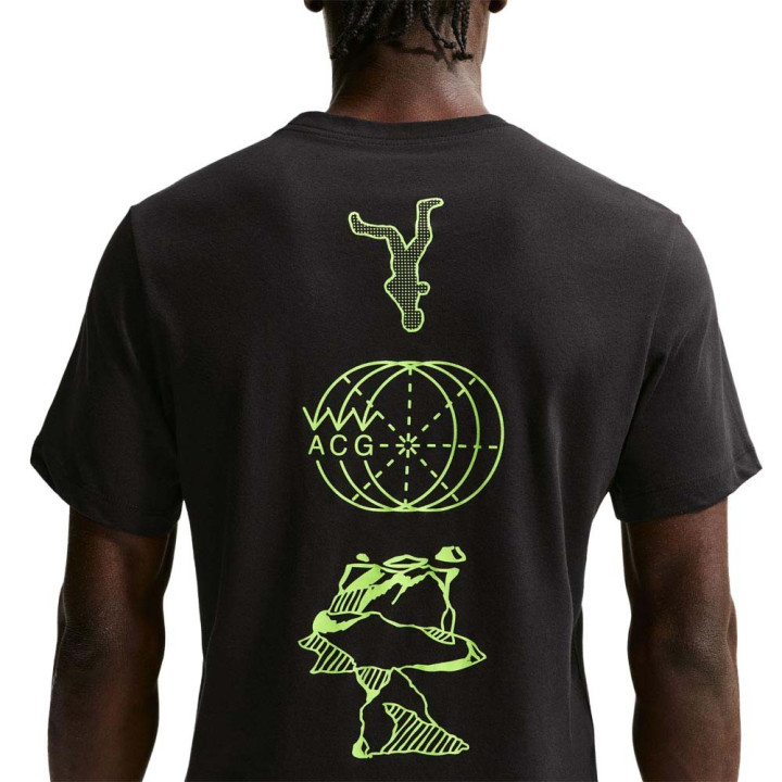Nike Acg T-Shirt Dri Fit Nero Uomo