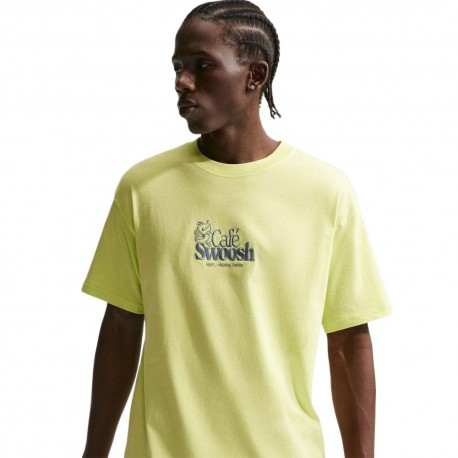 Nike Sportswear T-Shirt Logo Graphic Lime Uomo