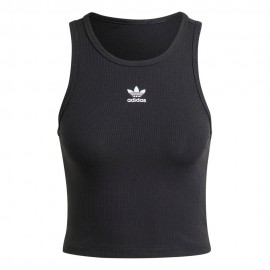 Essentials Top Trefoil nero