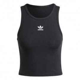 ADIDAS Originals Essentials Top Trefoil Nero Donna