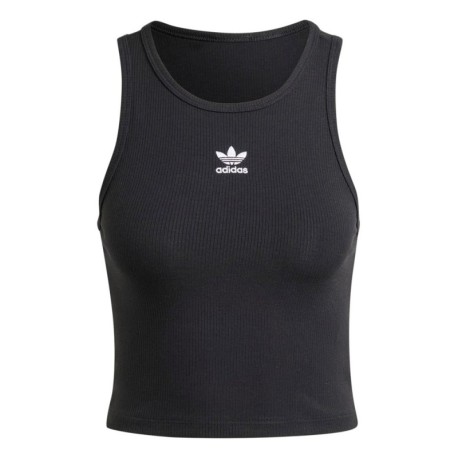 ADIDAS Originals Essentials Top Trefoil Nero Donna