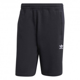 ADIDAS Originals Trefoil Essentials Shorts Logo Piccolo Nero Uomo