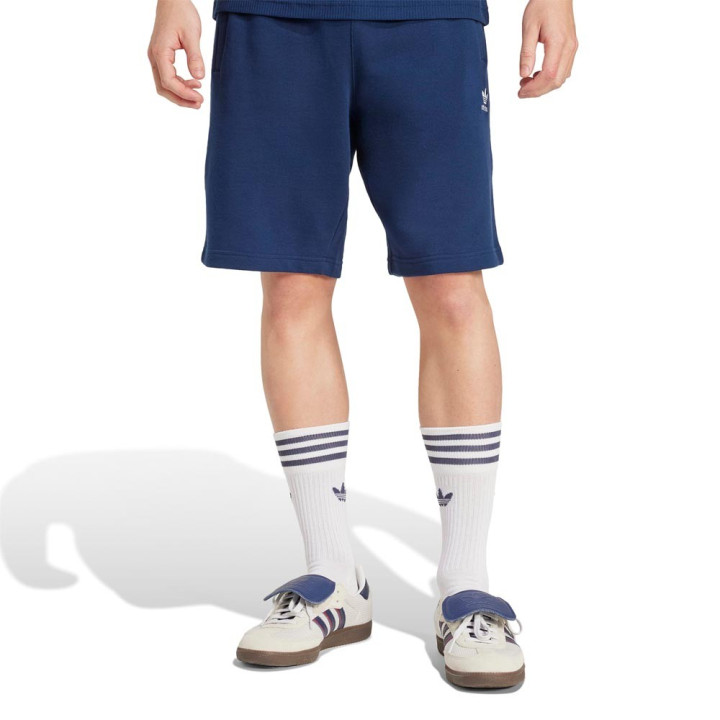 ADIDAS Originals Trefoil Essentials Shorts Logo Piccolo Blu Uomo