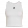 ADIDAS Originals Essentials Top Trefoil Bianco Donna