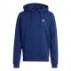 ADIDAS Originals Trefoil Essentials Felpa Con Cappuccio Logo Piccolo Blu Uomo