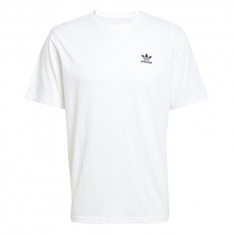 ADIDAS Originals Trefoil Essentials T-Shirt Logo Piccolo Bianco Uomo
