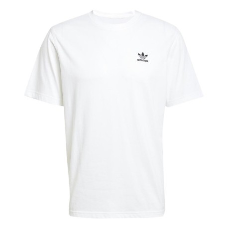 ADIDAS Originals Trefoil Essentials T-Shirt Logo Piccolo Bianco Uomo