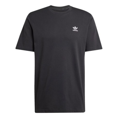 ADIDAS Originals Trefoil Essentials  T-Shirt Logo Piccolo Nero Uomo