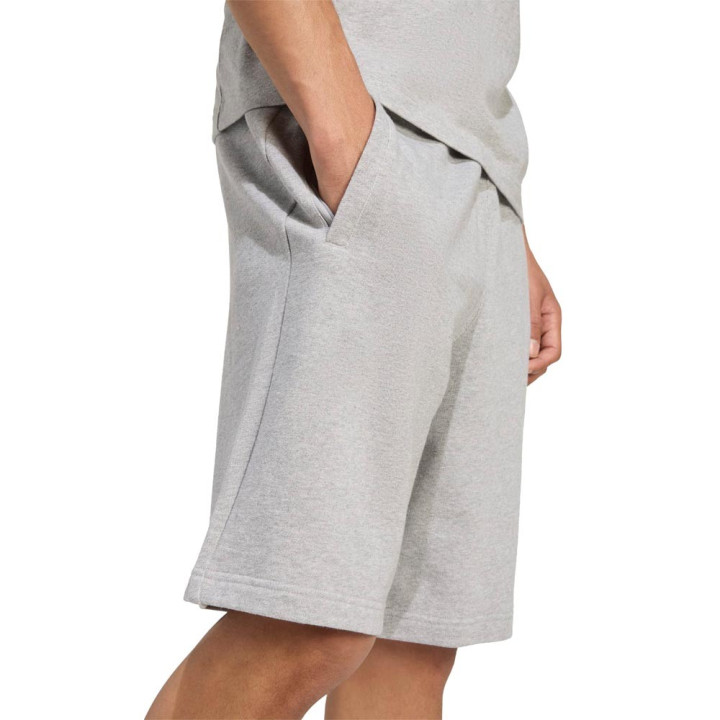 ADIDAS Originals Trefoil Essentials Shorts Logo Piccolo Grigio Uomo