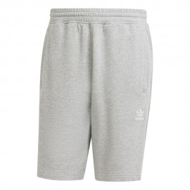 ADIDAS Originals Trefoil Essentials Shorts Logo Piccolo Grigio Uomo