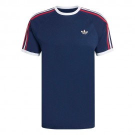 ADIDAS Originals 3-Stripes T-Shirt Bordino Adicolor Blu Uomo