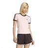 ADIDAS Originals 3 Stripes Slim T-Shirt Rosa Donna