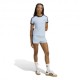 ADIDAS Originals 3 Stripes  T-Shirt Azzurro Donna