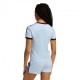 ADIDAS Originals 3 Stripes  T-Shirt Azzurro Donna