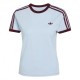 ADIDAS Originals 3 Stripes  T-Shirt Azzurro Donna