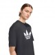 ADIDAS Originals Adicolor Trefoil T-Shirt Big Logo Nero Uomo