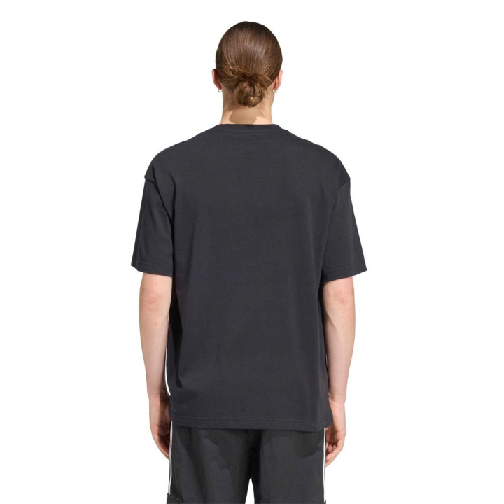 ADIDAS Originals Adicolor Trefoil T-Shirt Big Logo Nero Uomo